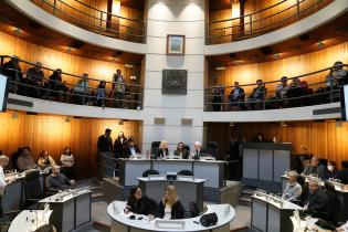 Homenaje a Miguel Aguirre Bayley en la Junta Departamental de Montevideo