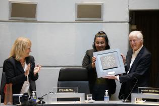 Homenaje a Miguel Aguirre Bayley en la Junta Departamental de Montevideo Homenaje a Miguel Aguirre Bayley en la Junta Departamental de Montevideo