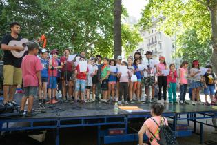 Cierre de la carpa de los derechos en la Plaza de Cagancha