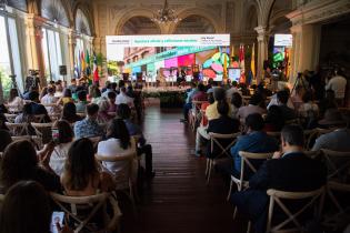 Seminario de ambiente en el marco de la XXVII Cumbre de Mercociudades en Montevideo, 30 de noviembre de 2022