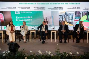 Seminario de ambiente en el marco de la XXVII Cumbre de Mercociudades en Montevideo, 30 de noviembre de 2022