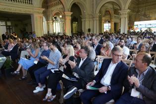 Primer día de actividades de la XXVII Cumbre de Mercociudades en Montevideo