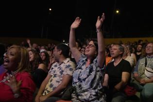 Concierto de Ruben Rada en el Teatro de Verano en el marco de la XXVII Cumbre de Mercociudades en Montevideo 