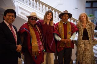 Reunión de la Intendenta Carolina Cosse con el Embajador de Bolivia y los alcaldes de Huarina y Huajata Reunión de la Intendenta Carolina Cosse con el Embajador de Bolivia y los alcaldes de Huarina y Huajata