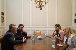 Visita del alcalde de San Leopoldo Ary Vanazzi en el marco de la XXVII Cumbre de Mercociudades en Montevideo