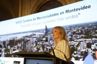 Inauguración Cumbre Mercociudades en Club Uruguay