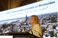 Inauguración Cumbre Mercociudades en Club Uruguay