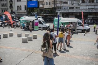 Policlínica movil durante la  XXVII Cumbre de Mercociudades en Montevideo