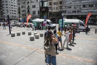 Policlínica movil durante la  XXVII Cumbre de Mercociudades en Montevideo