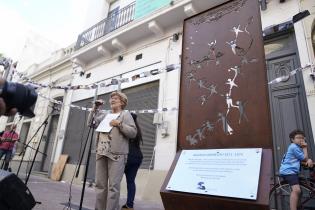 Inauguración de la Marca de Memoria de la guardería Andresito en Ciudad Vieja