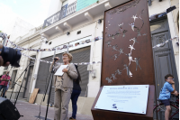 Inauguración de la Marca de Memoria de la guardería Andresito en Ciudad Vieja