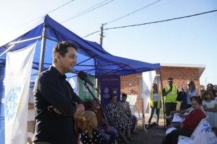 Entrega de viviendas en el barrio La Paloma