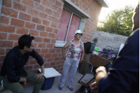 Entrega de viviendas en el barrio La Paloma