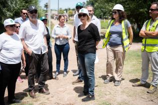 Recorrida por obras en barrio Los Sueños , 22 de diciembre de 2022