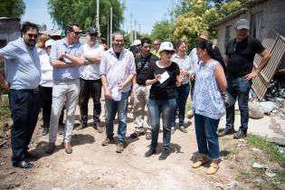 Recorrida por obras en barrio Los Sueños , 22 de diciembre de 2022