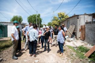 Recorrida por obras en barrio Los Sueños , 22 de diciembre de 2022