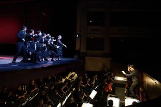 Estreno de «La bella Helena» en el teatro Solís