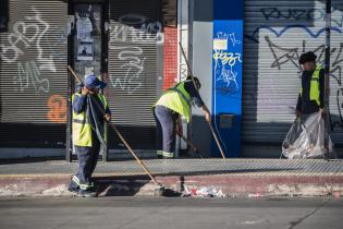 Operativo de limpieza en feria de Reyes del Paso Molino