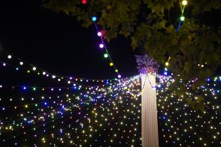 Iluminación de Carnaval en Plaza Cagancha