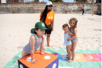 Actividad en la playa Honda en el marco del programa Monteverano Salud,18 de enero de 2023