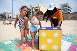 Actividad en la playa Honda en el marco del programa Monteverano Salud,18 de enero de 2023