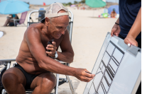 Actividad en la playa Honda en el marco del programa Monteverano Salud,18 de enero de 2023