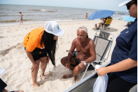 Actividad en la playa Honda en el marco del programa Monteverano Salud,18 de enero de 2023