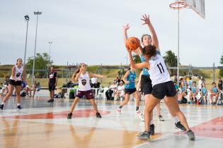 Partido Torneo Jr. NBA en el parque Idea Vilariño ,18 de enero de 2023