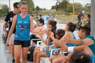 Partido Torneo Jr. NBA en el parque Idea Vilariño ,18 de enero de 2023