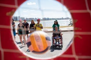 Actividad interplayas en la explanada del Museo Oceanográfico, 20 de enero de 2023