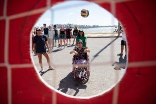 Actividad interplayas en la explanada del Museo Oceanográfico, 20 de enero de 2023