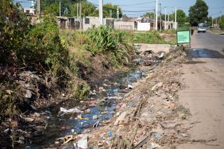 Mantenimiento de cuerpos de agua en la cañada Matilde Pacheco, 06 febrero de 2023