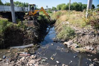 Mantenimiento de cuerpos de agua en la cañada Matilde Pacheco, 06 febrero de 2023