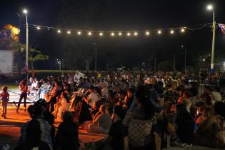 Escenario móvil de carnaval en La Cruz de Carrasco