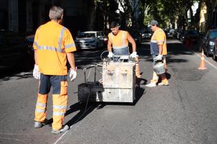 Extensión de cruce peatonal en Maldonado y Santiago de Chile, 9 de febrero de 2023