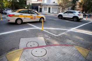 Extensión de cruce peatonal en Maldonado y Santiago de Chile, 9 de febrero de 2023