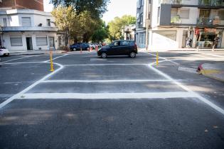 Extensión de cruce peatonal en Maldonado y Santiago de Chile, 9 de febrero de 2023