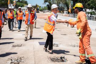 Obras en Luis Batlle Berres, 9 de febrero de 2023