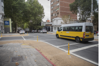 Extensión de cruce peatonal en Maldonado y Santiago de Chile