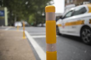 Extensión de cruce peatonal en Maldonado y Santiago de Chile