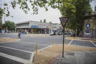 Extensión de cruce peatonal en Maldonado  y Salto 