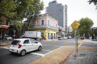 Extensión de cruce peatonal en Maldonado  y Salto 