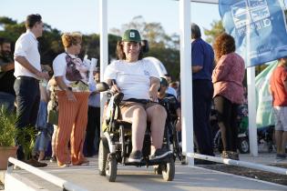 Inauguración de rampa accesible en Playa del Cerro Inauguración de rampa accesible en Playa del Cerro