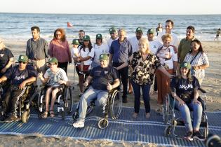 Inauguración de rampa accesible en Playa del Cerro Inauguración de rampa accesible en Playa del Cerro