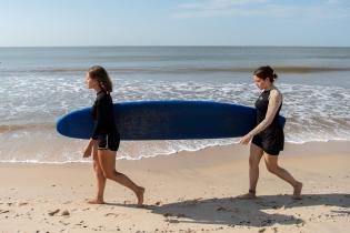 Encuentro de escuelas de mar en la playa Honda, 28 de febrero de 2023