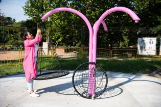 Instalación de juegos accesibles en el Jardín Botánico Instalación de juegos accesibles en el Jardín Botánico, 02 de marzo de 2023