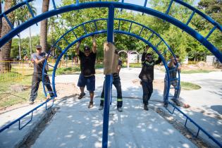 Instalación de juegos accesibles en el Jardín Botánico Instalación de juegos accesibles en el Jardín Botánico, 02 de marzo de 2023