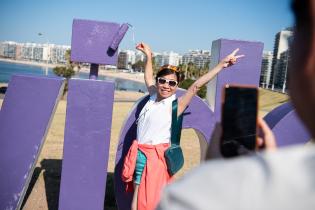 Intervención en letras de Montevideo por el mes de la mujer 2023 Intervención en letras de Montevideo por el mes de la mujer 2023, 3 de marzo de 2023
