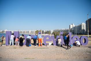 Intervención en letras de Montevideo por el mes de la mujer 2023 Intervención en letras de Montevideo por el mes de la mujer 2023, 3 de marzo de 2023