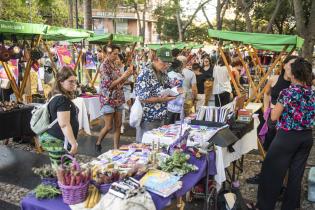 Juntada Feminista en la plaza Fabini en el marco del Día de la Mujer Juntada Feminista en la plaza Fabini en el marco del Día de la Mujer
